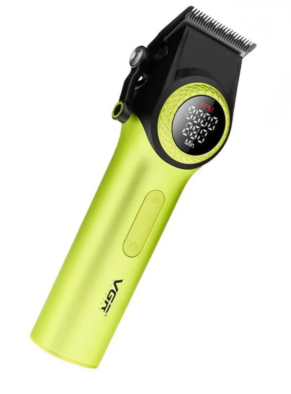 Тример універсальний VGR V‑001 з LED-дисплеєм/10 насадками та акумулятором (2390000031)