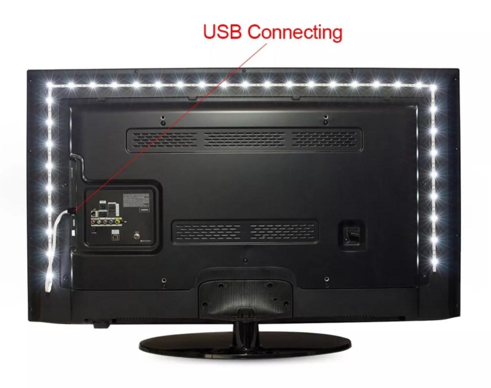 Стрічка світлодіодна USB LED tasma 7.2 W C W 60D/m 5V IP21 1 м - фото 7