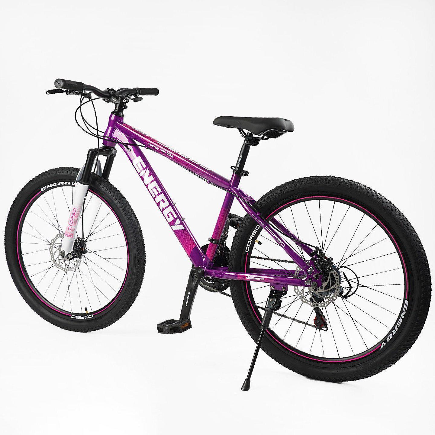 Велосипед гірський Corso Energy 26"/15" Фіолетовий (683344150) - фото 3