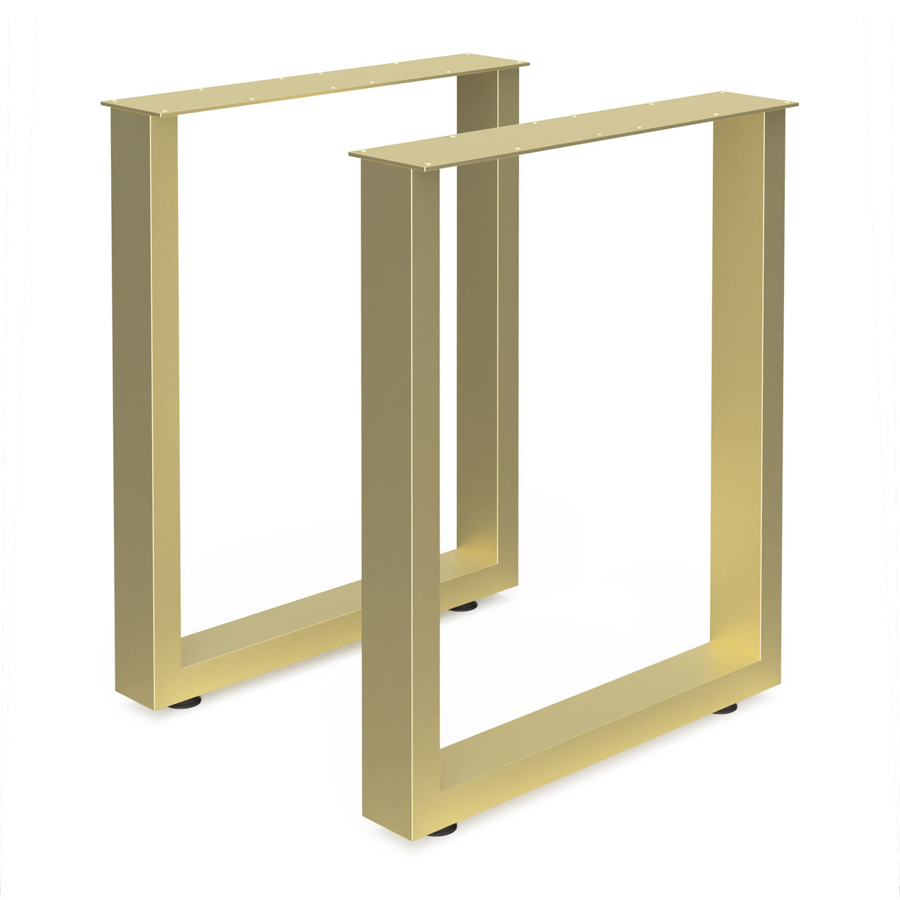 Комплект опор регулируемых для стола из металла 600х100 мм H 730 мм 2 шт. Золотой (1029) - фото 1 Комплект опор регулируемых для стола из металла 600х100 мм H 730 мм 2 шт. Золотой (1029) - фото 1