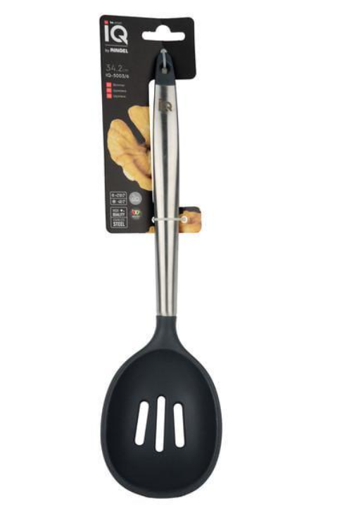 Шумовка силиконовая Ringel IQ Be Smart с ручкой из нержавеющей стали 34,2 см (IQ-5003/6)