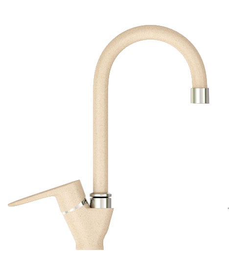 Змішувач кухонний KAHER VEGA гранітний 02 Бежевий