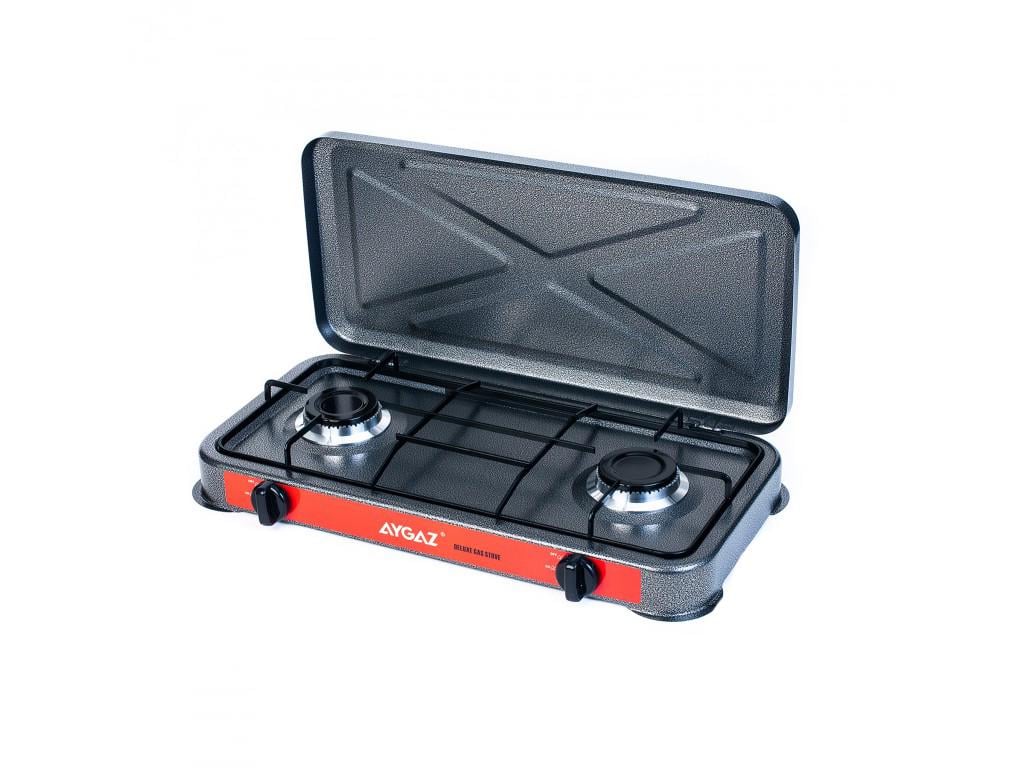 Газовая плита настольная AYGAZ 2 конфорки (P-1667)