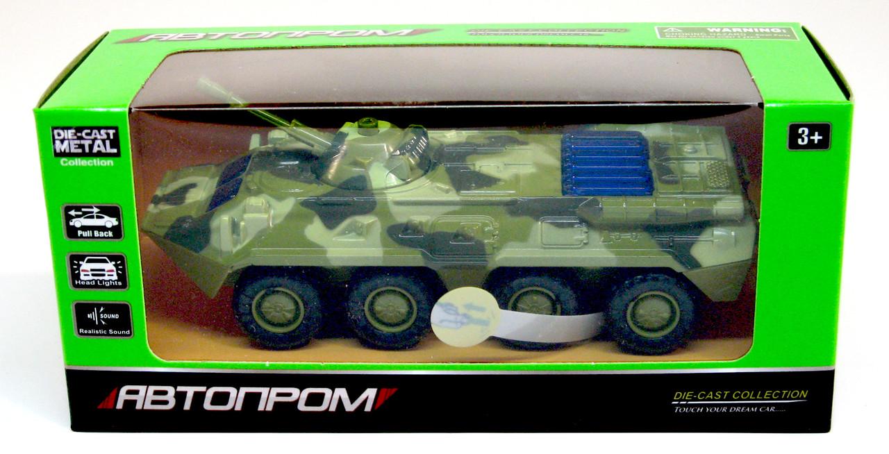 Модель металлическая Бронетранспортер БТР-80 1:54 (6409 D) - фото 6