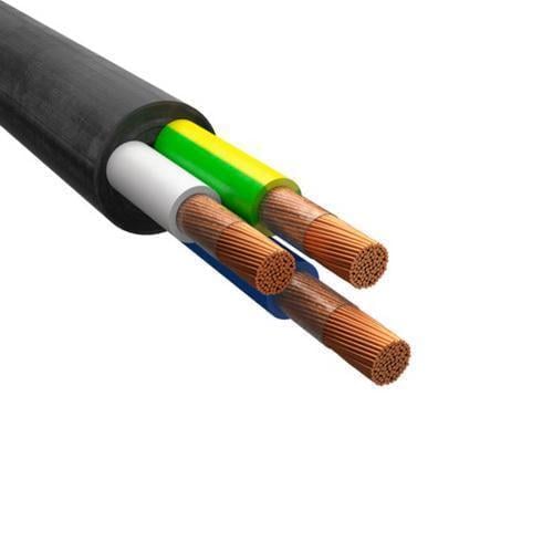 Провод медный гибкий Каблекс Украина в резиновой изоляции КГт 3х1,5 (29177254)