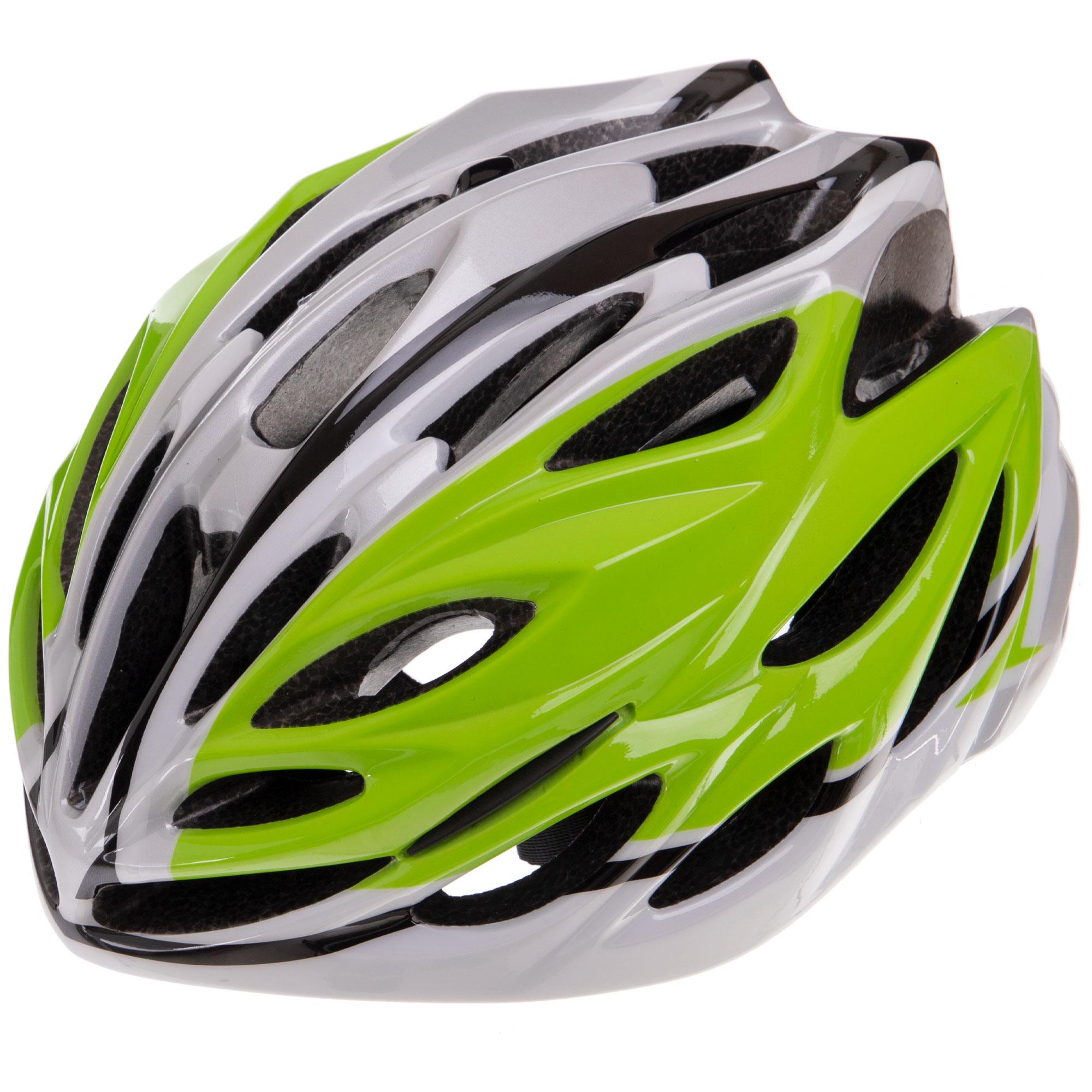 Велошолом шосейний Zelart MV51 EPS PC з механізмом регулювання PVC L р. 58-61 Салатово-сірий (MV51_Салатовый-серый_L_(58-61)