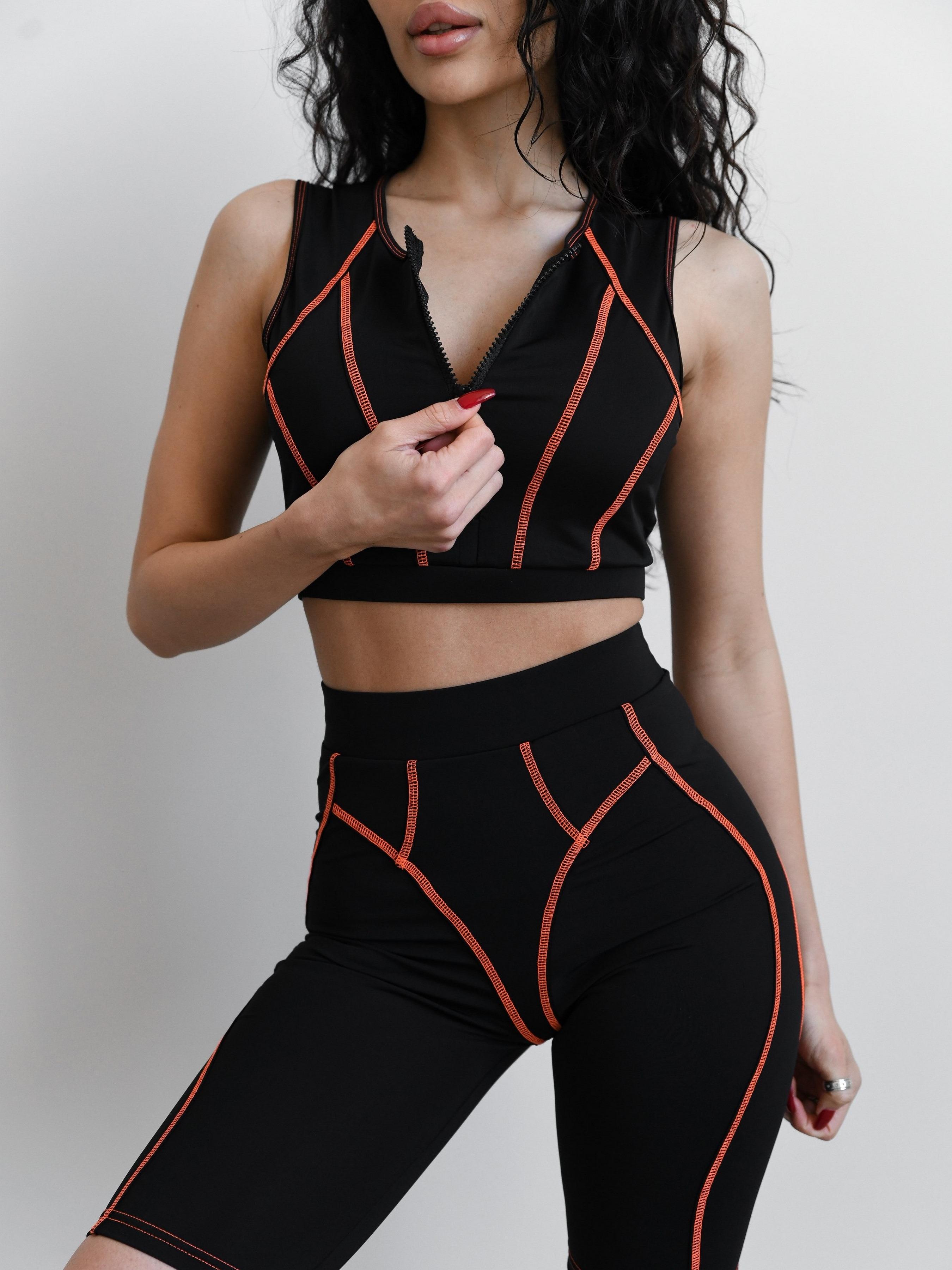 Спортивный топ женский Nova Vega S Черный (3033-44291)