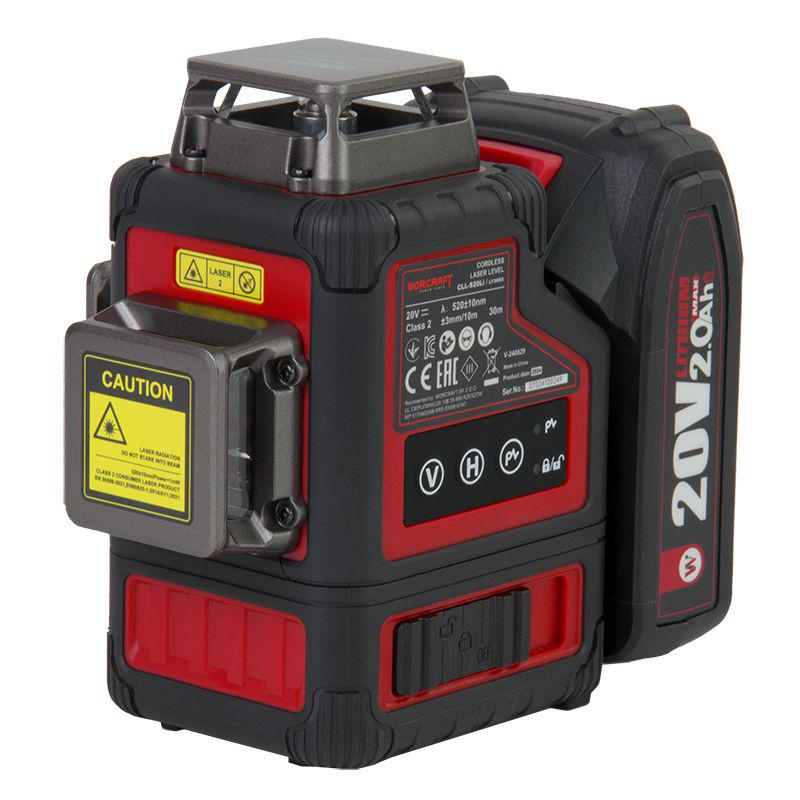 Лазерний рівень акумуляторний Worcraft 3D XCUBE026 (13279) - фото 3