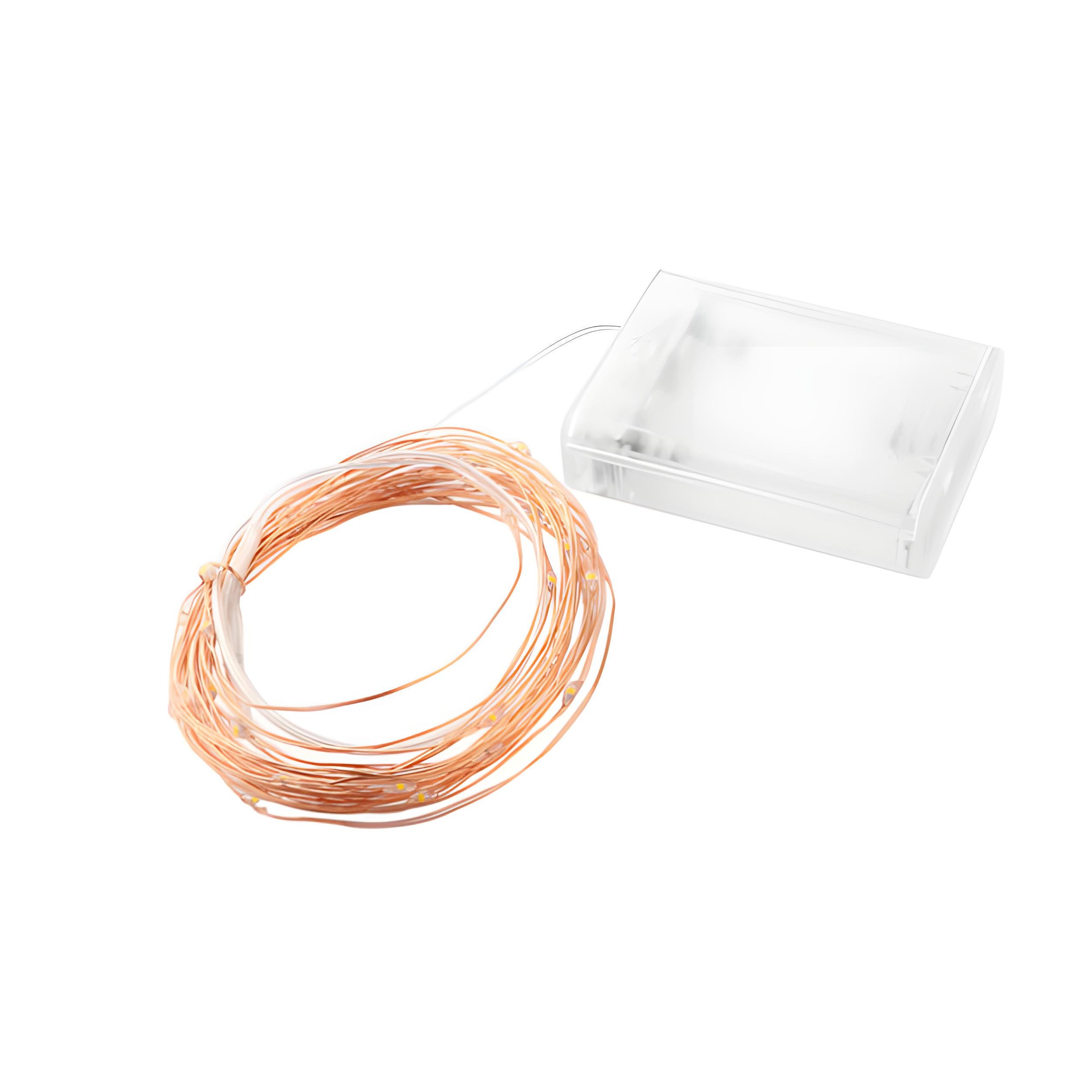 Гирлянда светодиодная Капли Росы 10 м на батарейках для елки (13376077)