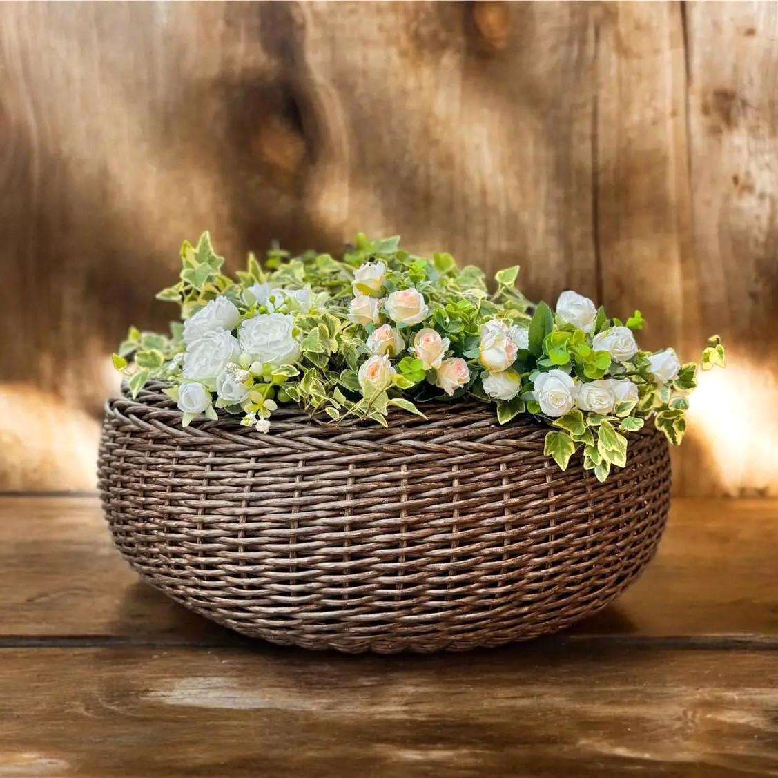 Клумба плетена 65 см (27709782)