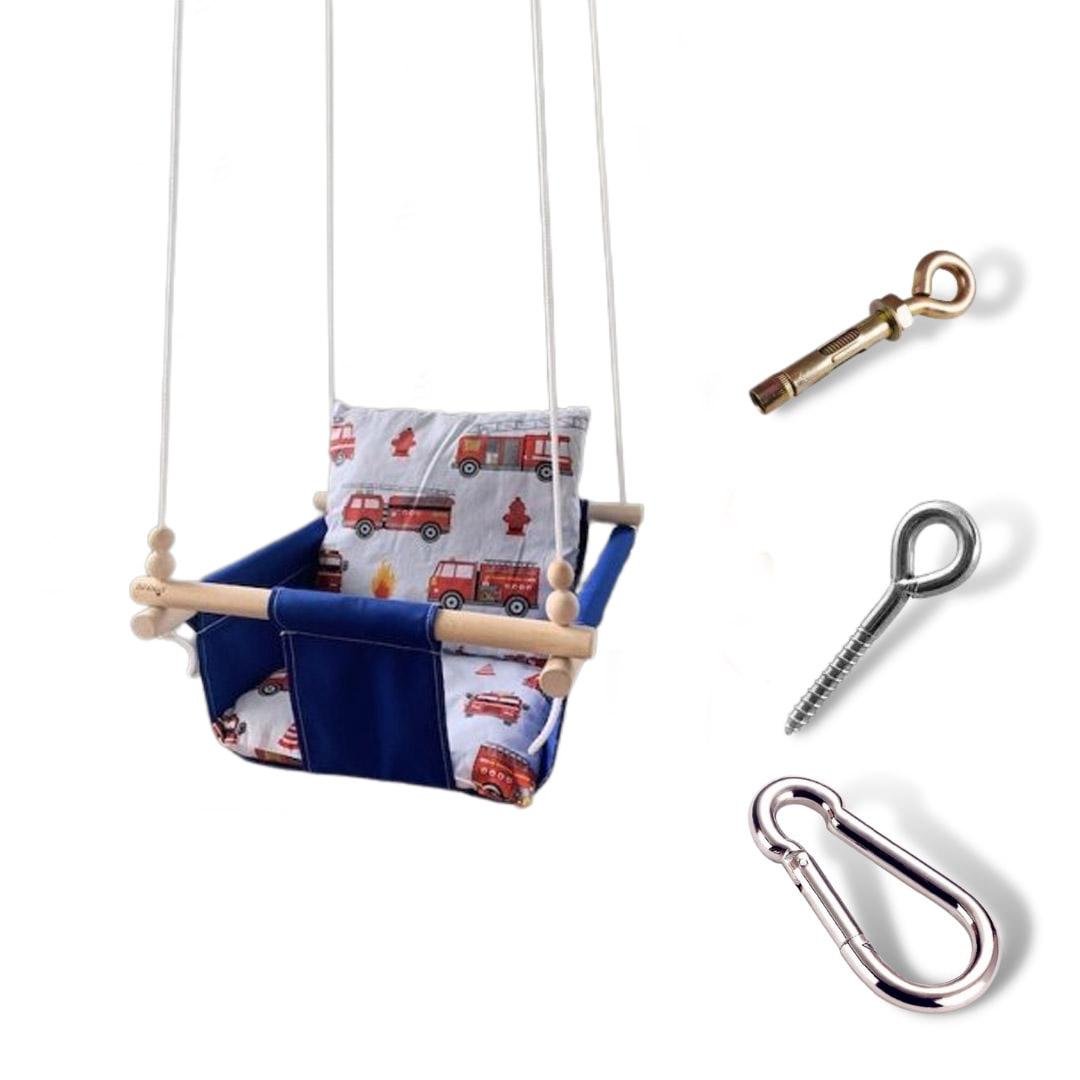 Дитяча гойдалка Infancy Пожежники Синій (9675281)