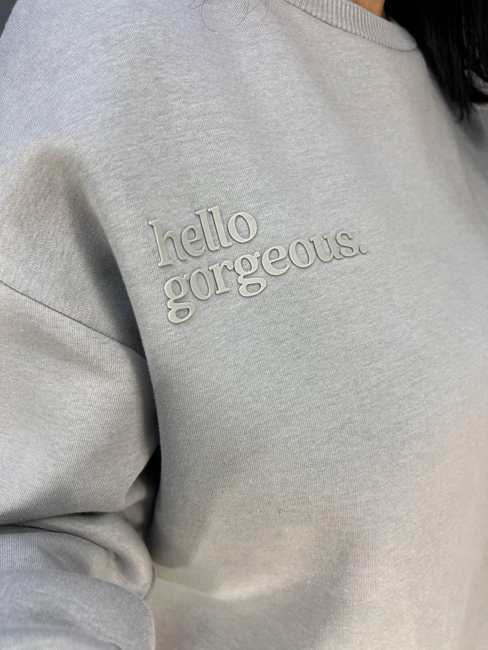 Свитшот женский PEPPER MINT 24-15 оверсайз удлиненный утепленный флис M Серый (962) - фото 2 Свитшот женский PEPPER MINT 24-15 оверсайз удлиненный утепленный флис M Серый (962) - фото 2