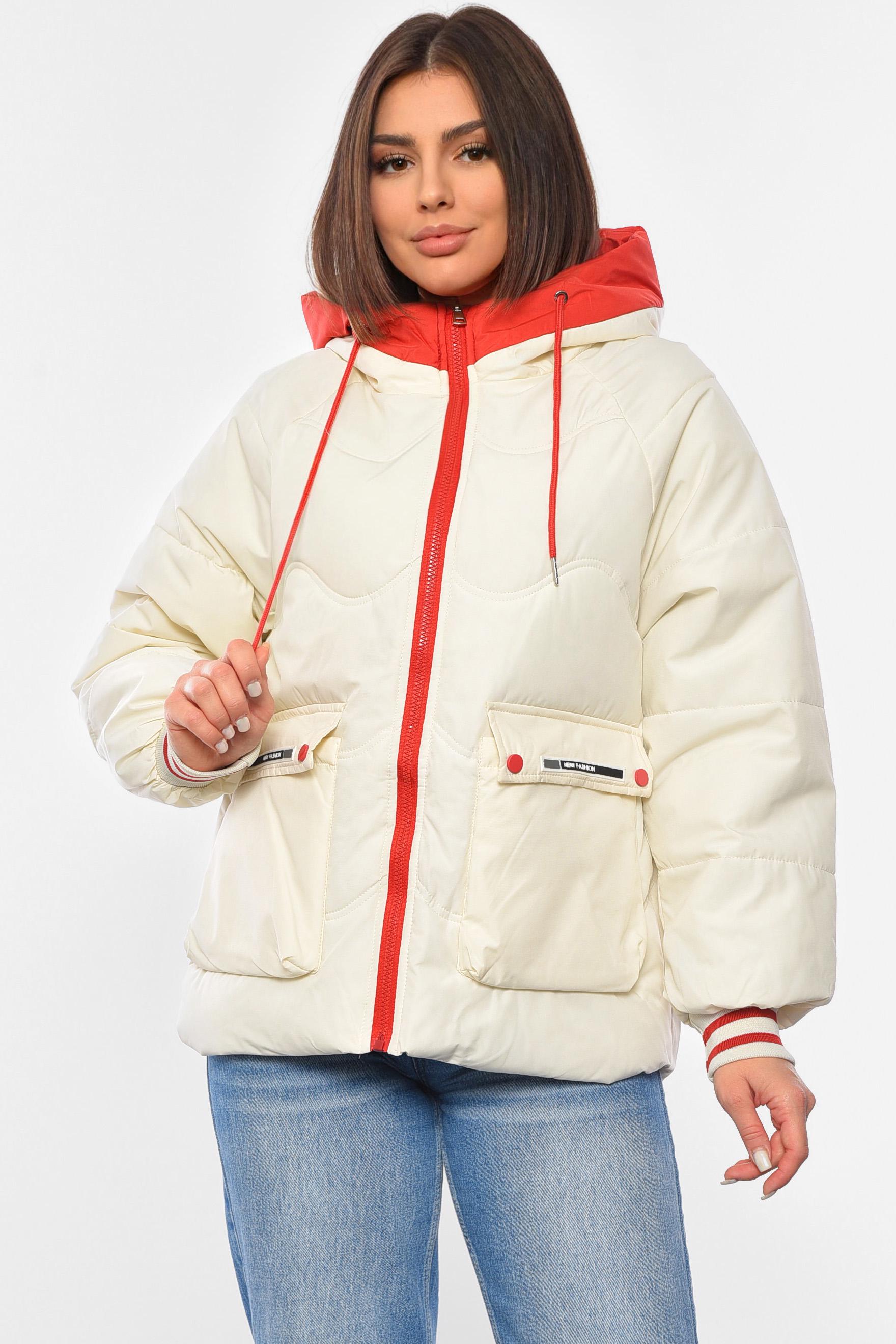 Куртка женская демисезонная M Молочный (192458) Куртка женская демисезонная M Молочный (192458)