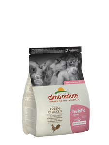Корм сухой для щенков маленьких пород Almo Nature к Holistic Puppy со свежей курицей 2 кг