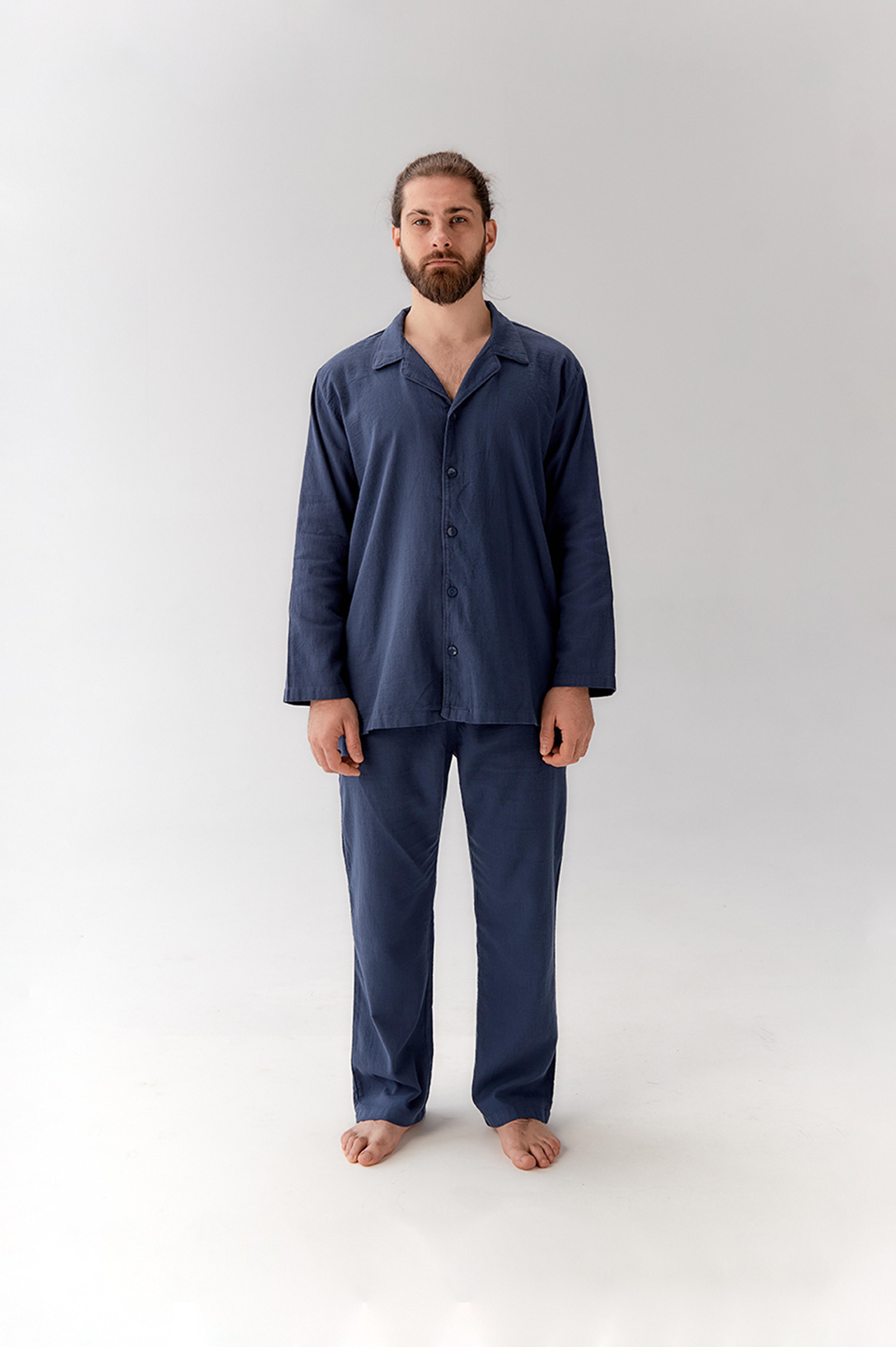 Пижама мужская Lotus Home Porta XL Синий (26843078)