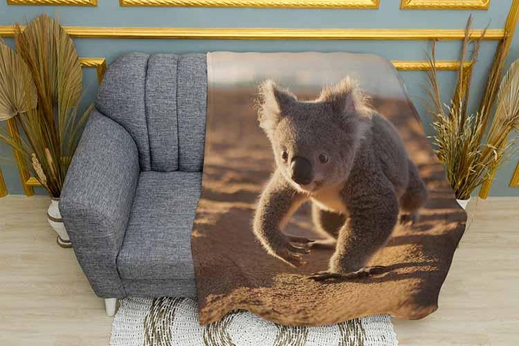 Плед Koala in the desert плюш одношаровий 150х210 см (113483-1)
