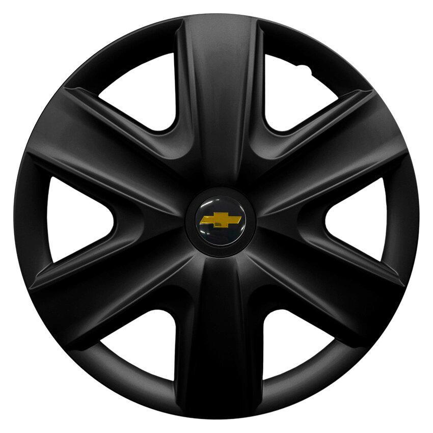 Комплект колпаков JAWOPLAST Hexan R15 для Chevrolet 4 шт. Black (28434876)