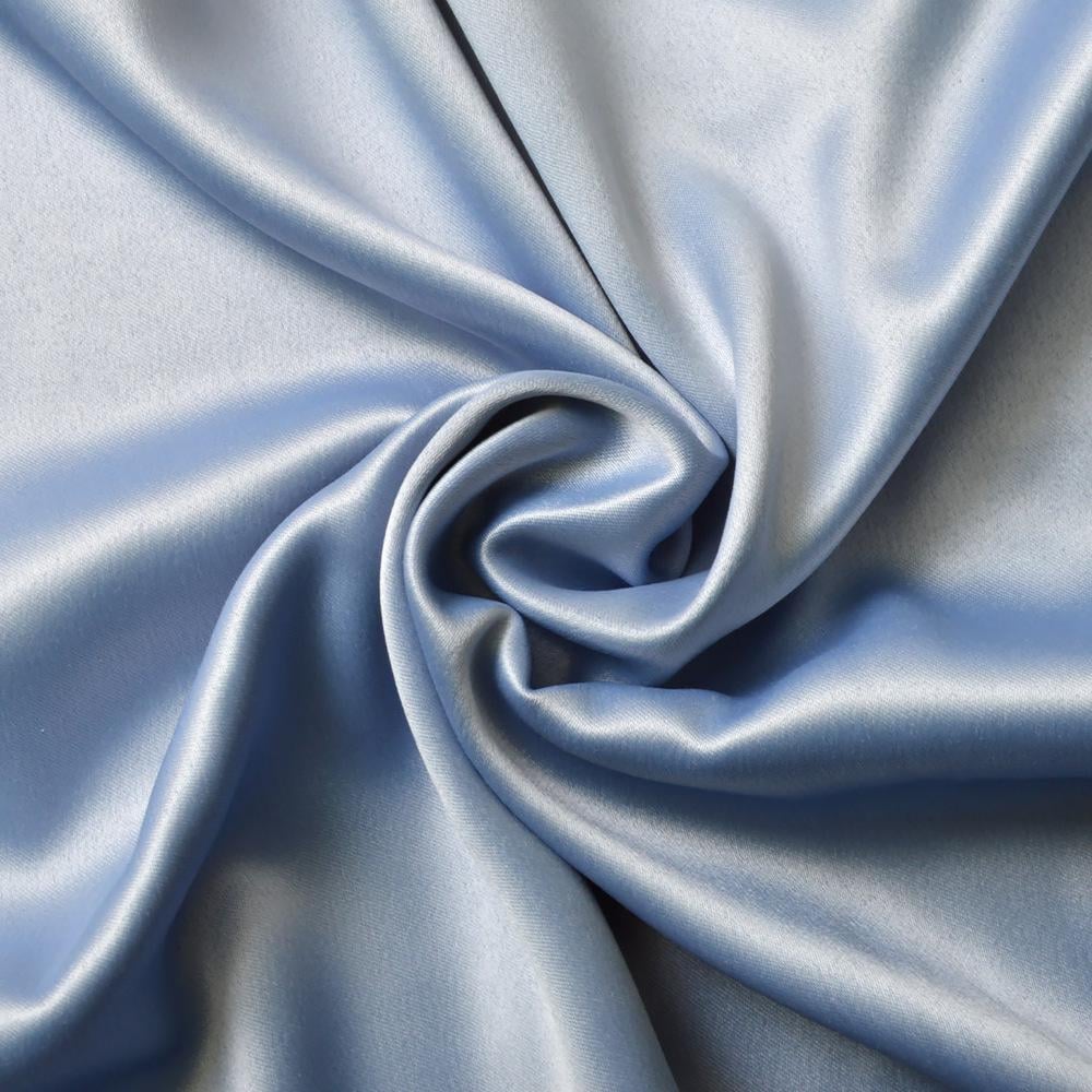 Ткань тафта стрейч Double Серо-голубой (13488)