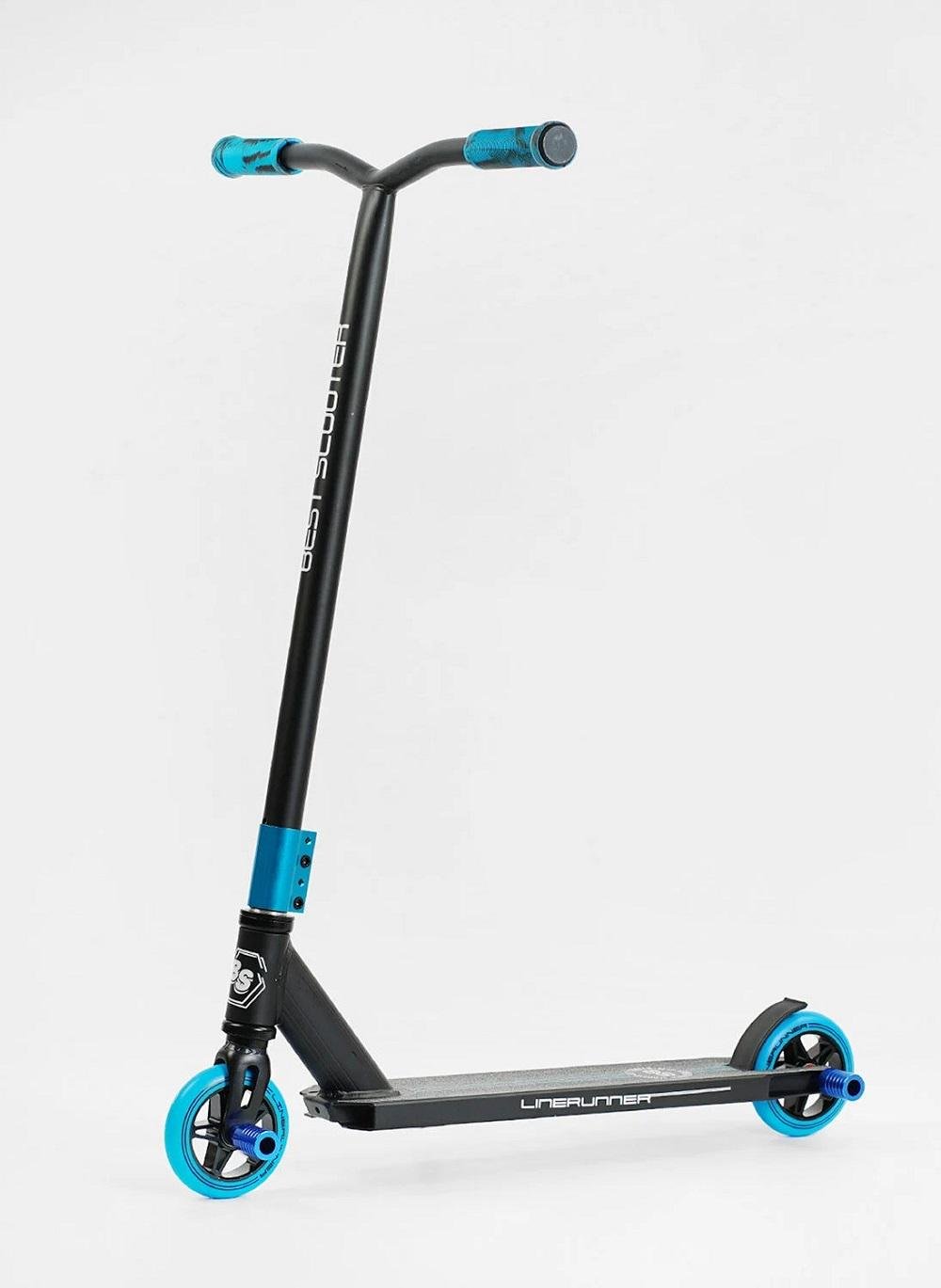 Самокат трюковый Best Scooter LineRunner Black/Blue (129761) - фото 1