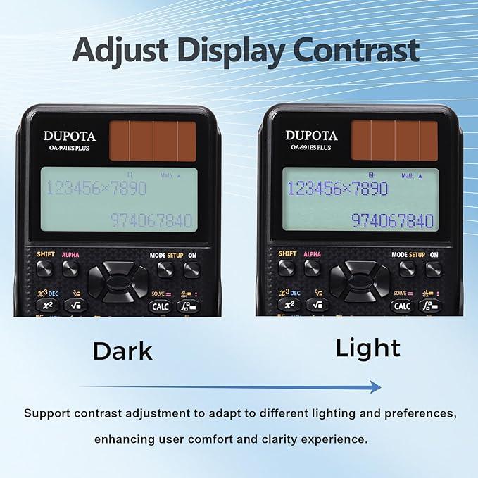 Калькулятор науковий OA-991ES Plus 417 функцій 2-рядковий дисплей на 10+2 цифр - фото 6 Калькулятор науковий OA-991ES Plus 417 функцій 2-рядковий дисплей на 10+2 цифр - фото 6