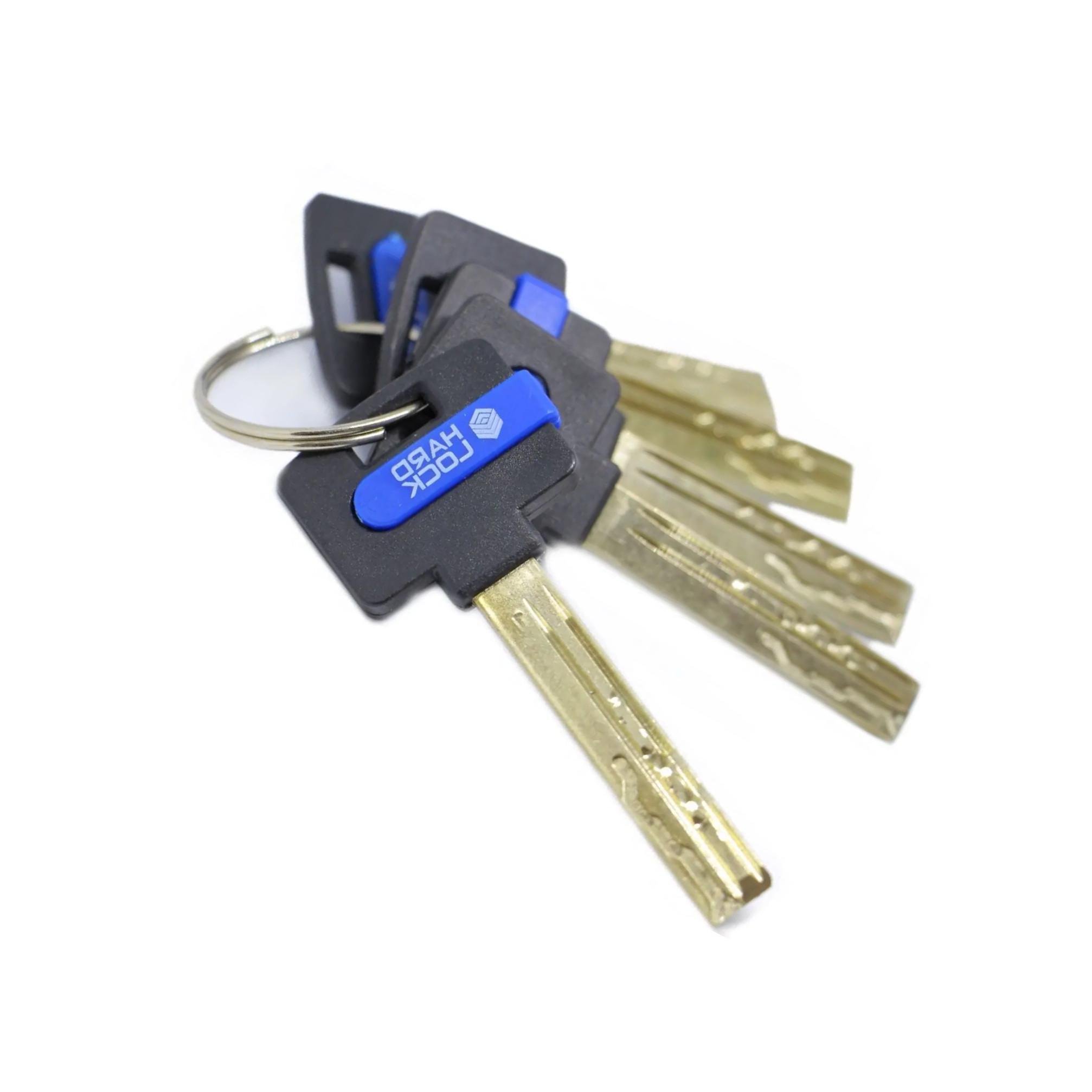 Сердцевина Hardlock K-40/40B-BL 40/40В BL ключ-ворот 80 мм Черный (8342825) - фото 3