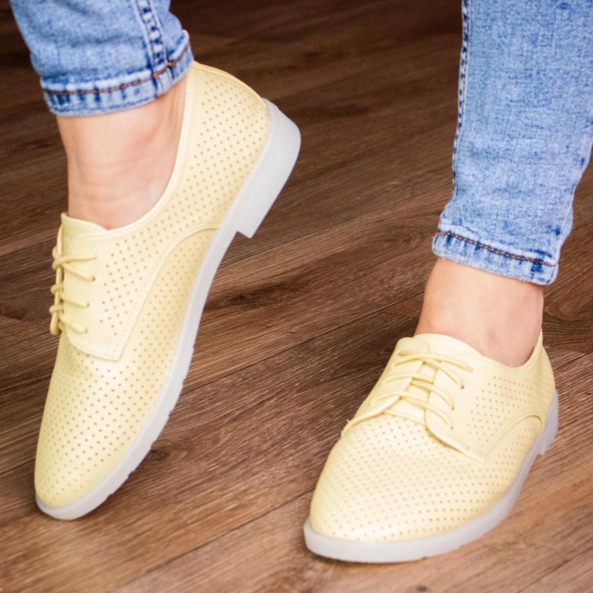 Туфли женские Fashion р. 39 24,5 см Желтый (1772) - фото 4