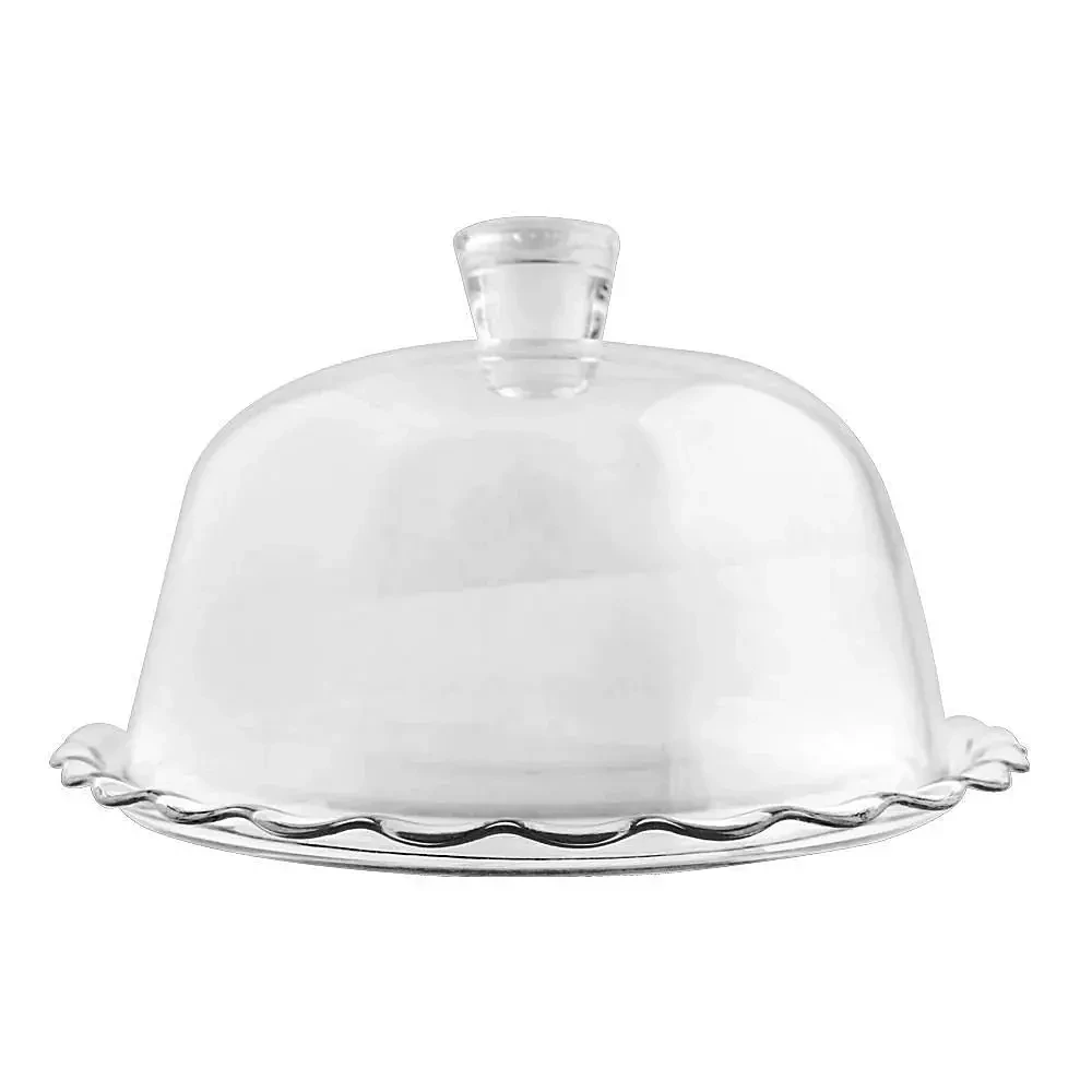 Блюдо скляне Pasabahce Patisserie з кришкою d 26 см 15 см (96874)
