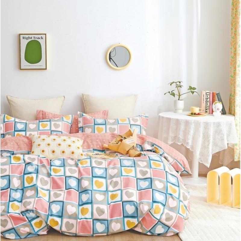 Постельное белье сатин Lotus Home Love To Love полуторный (svt-2000022307604)