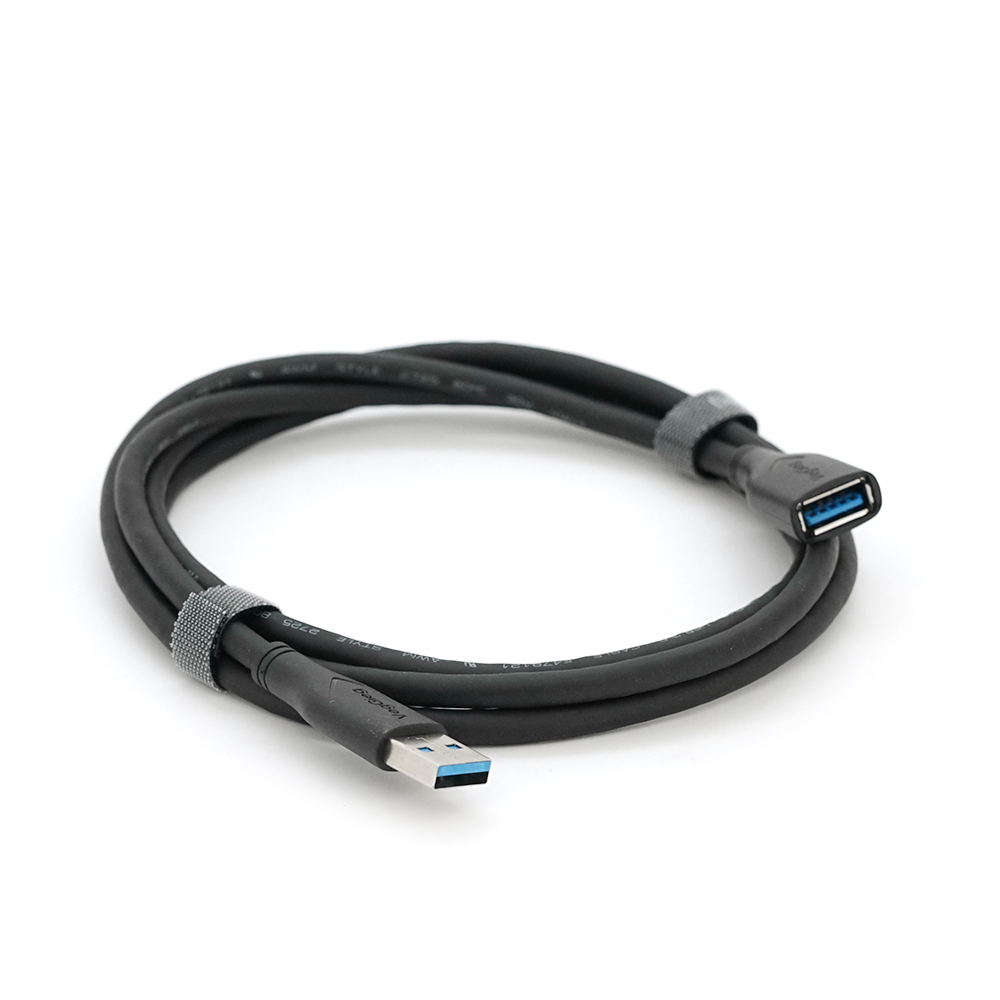 Удлинитель USB 3,0 Veggieg AM/AF для высокоскоростных устройств 1,5 м Черный (YUT_V10969)