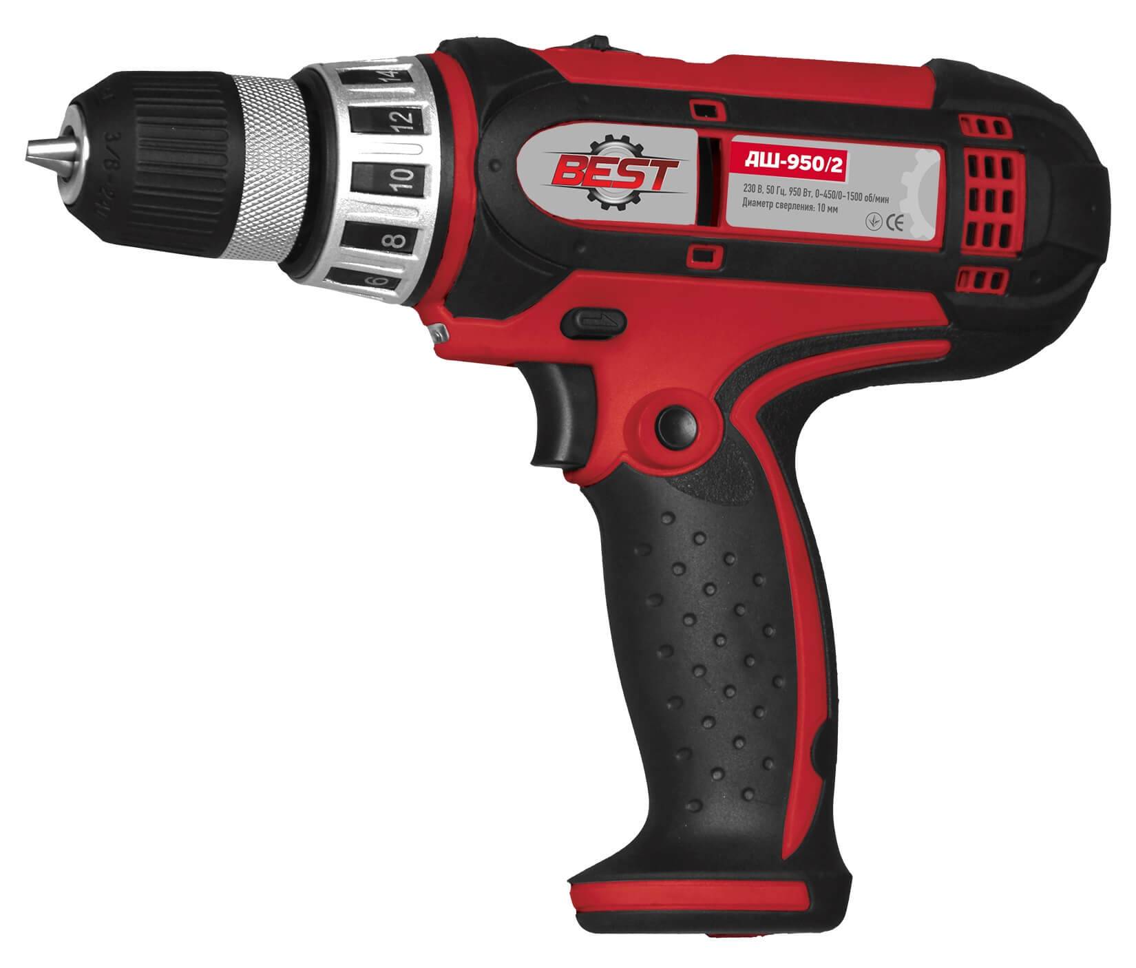 Шуруповерт сетевой BEST ДШ-950/2