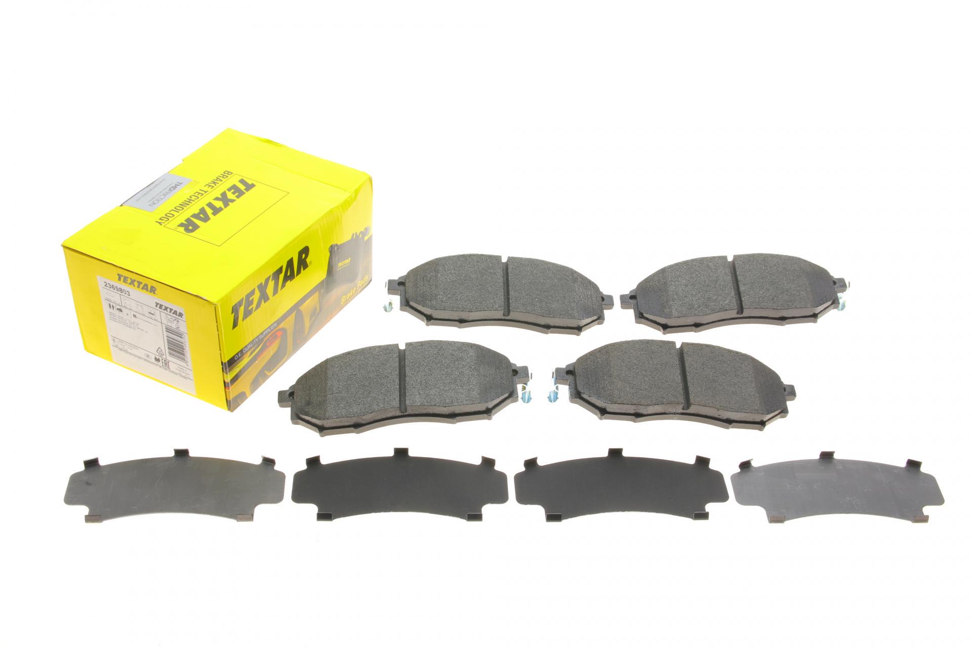 Колодки тормозные передние TEXTAR для Nissan Pathfinder 05-/NP300 14-/Infiniti G/Q60/QX50 07- Sumitomo 157,3x58,5x17 мм (2369803)