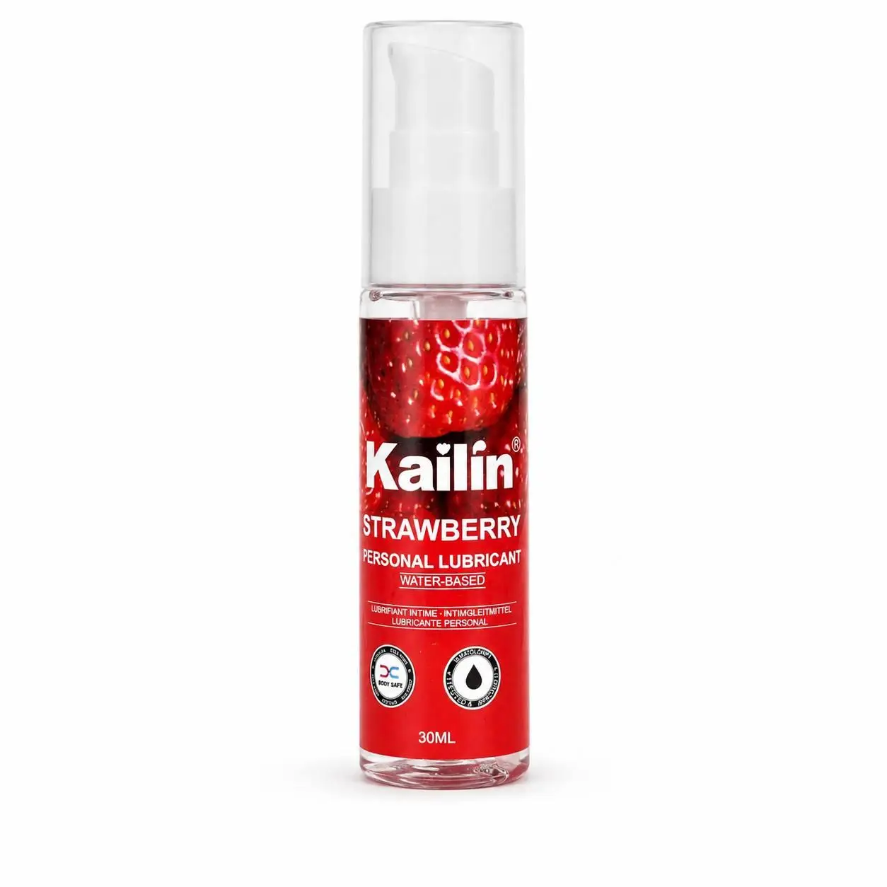 Лубрикант Kailin Strawberry на водной основе 30 мл (M1232)