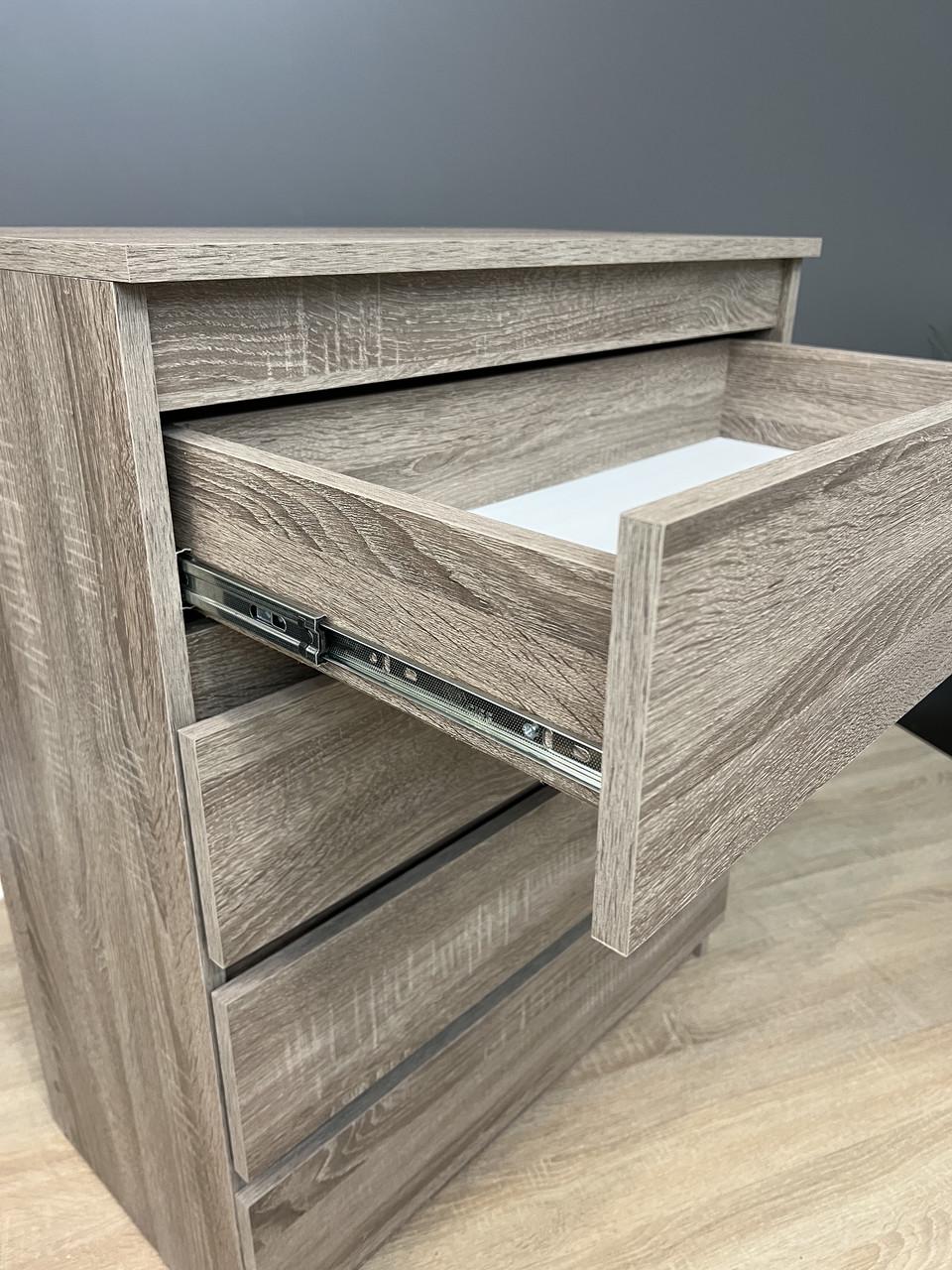 Комод Кватро 4 шухляди 700х860х380 мм Дуб сонома трюфель - фото 6 Комод Кватро 4 шухляди 700х860х380 мм Дуб сонома трюфель - фото 6