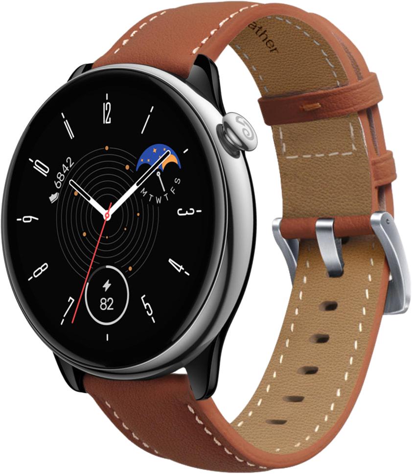 Ремешок кожаный Folsa для Amazfit GTR Mini Brown (33492-30)