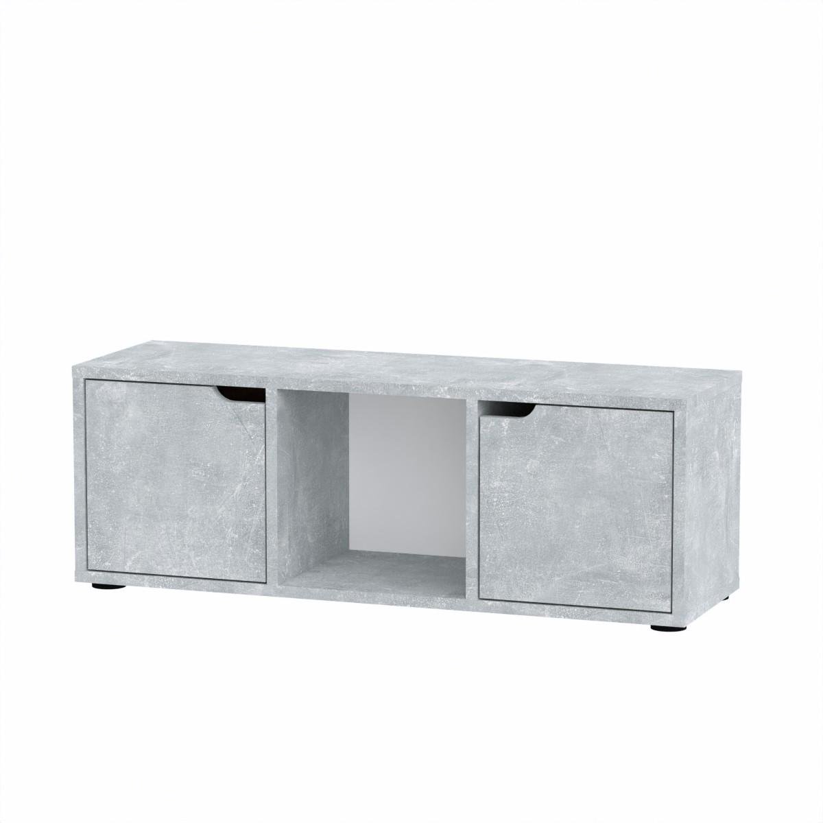 Стеллаж Компанит П 36 88,5х27,5х31,5 см Бетон (66f00be0e46f9163b52629fc)