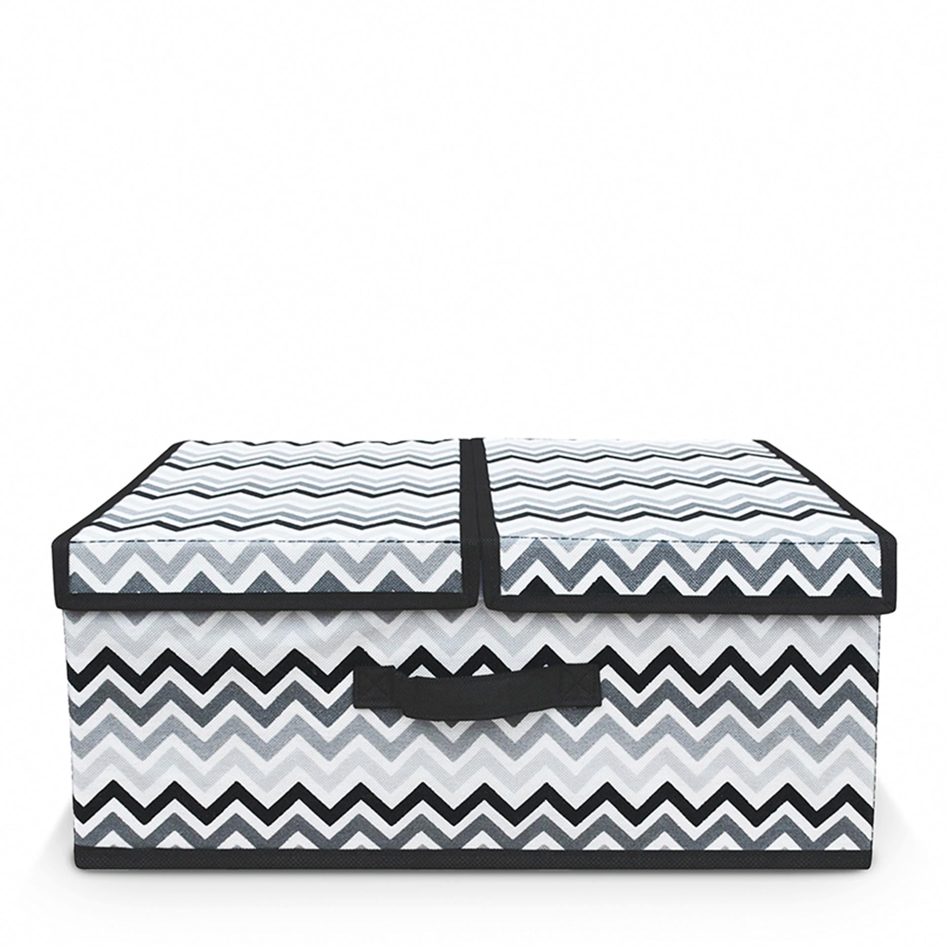 Короб для хранения Handy Home Zigzag 50x30x20 см Черно-белый (ZSH-08)