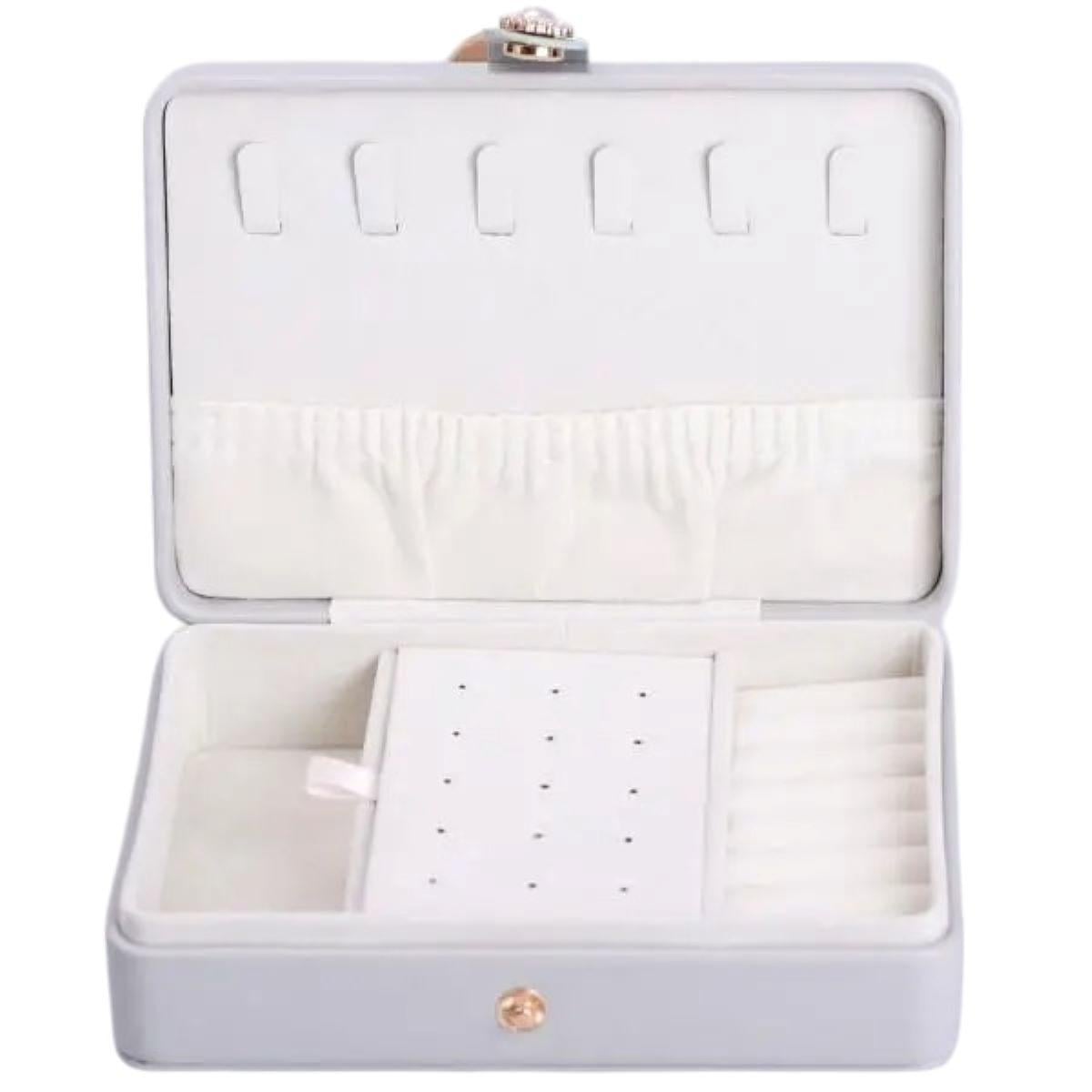 Ящик для украшений из экокожи 16х11х4,7 см (HP-5-30G)