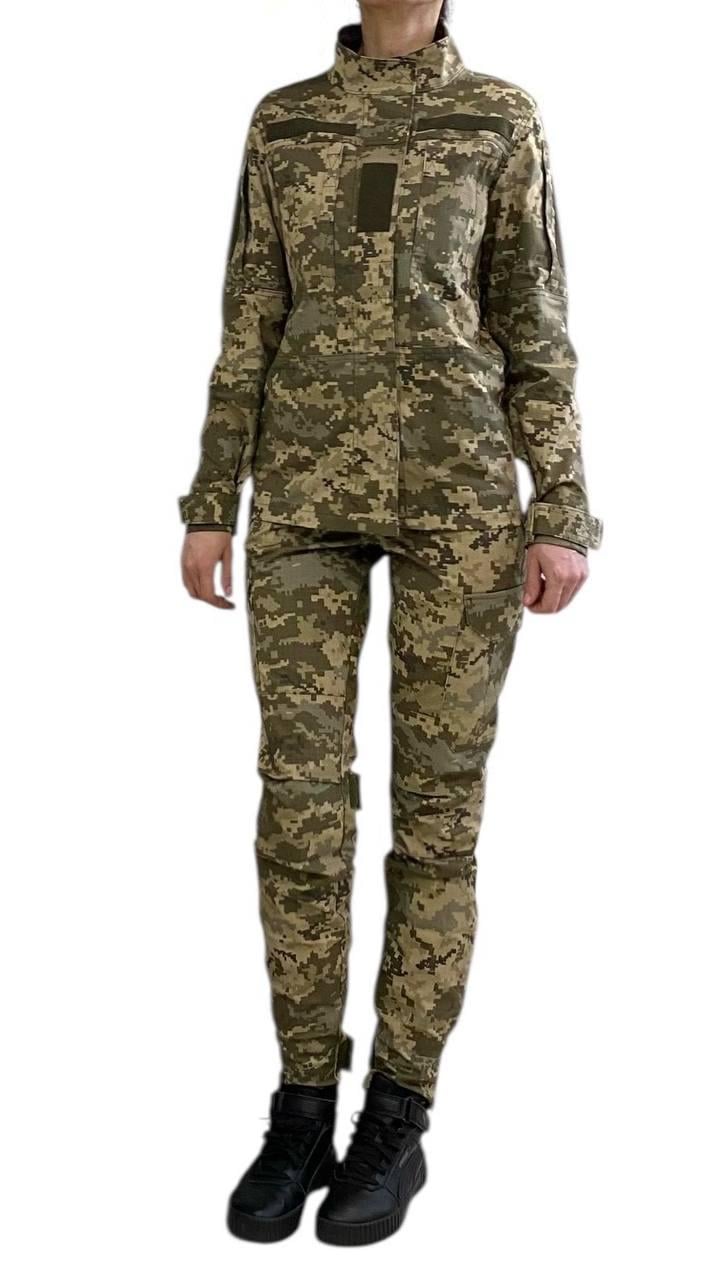 Кітель військовий жіночий Ріп стоп стрейч р. 44 Піксель (34144275)