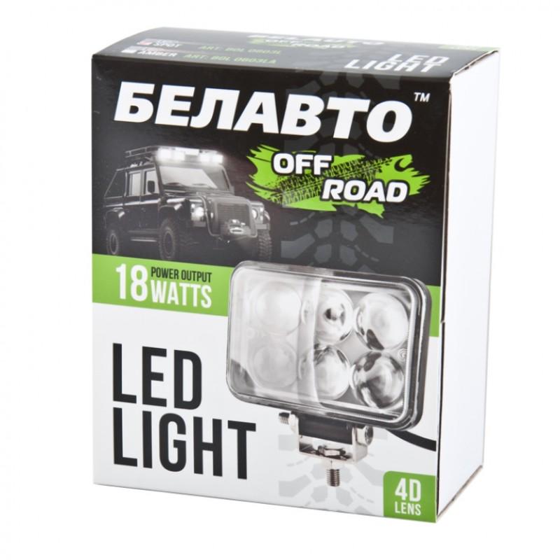 Дополнительная Led фара Belauto точечный 18 Вт 1200 Лм - фото 2