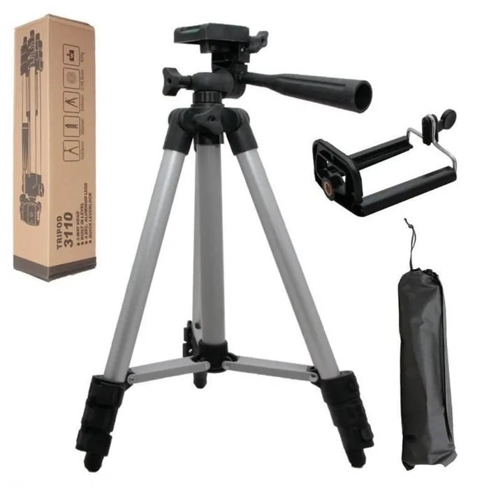 Штатив для телефона и фотоаппарата Tripod 3110 PRO 0,35-1,02 м Silver (tf3633) - фото 17