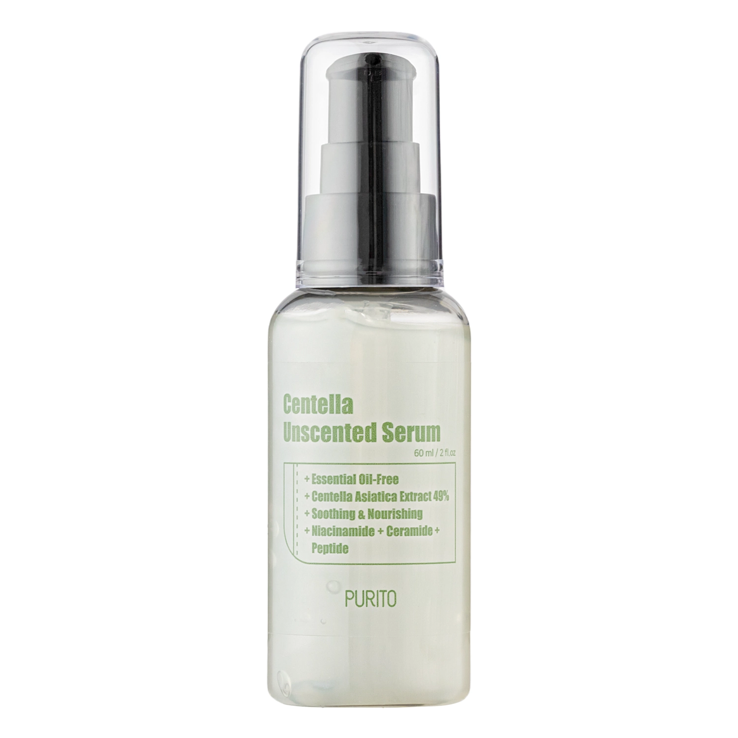 Сыворотка Purito Centella Unscented Serum с успокаивающим и заживляющим действием 60 мл