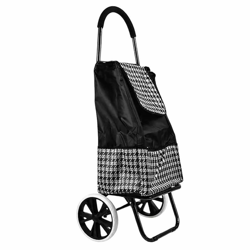 Сумка на колесах Stenson MH-5285 98х44х30 см Черный с белым (23941015)