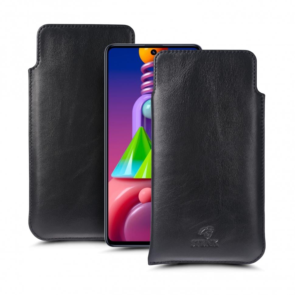 Футляр Stenk Elegance для Samsung Galaxy M51 Черный (67390)