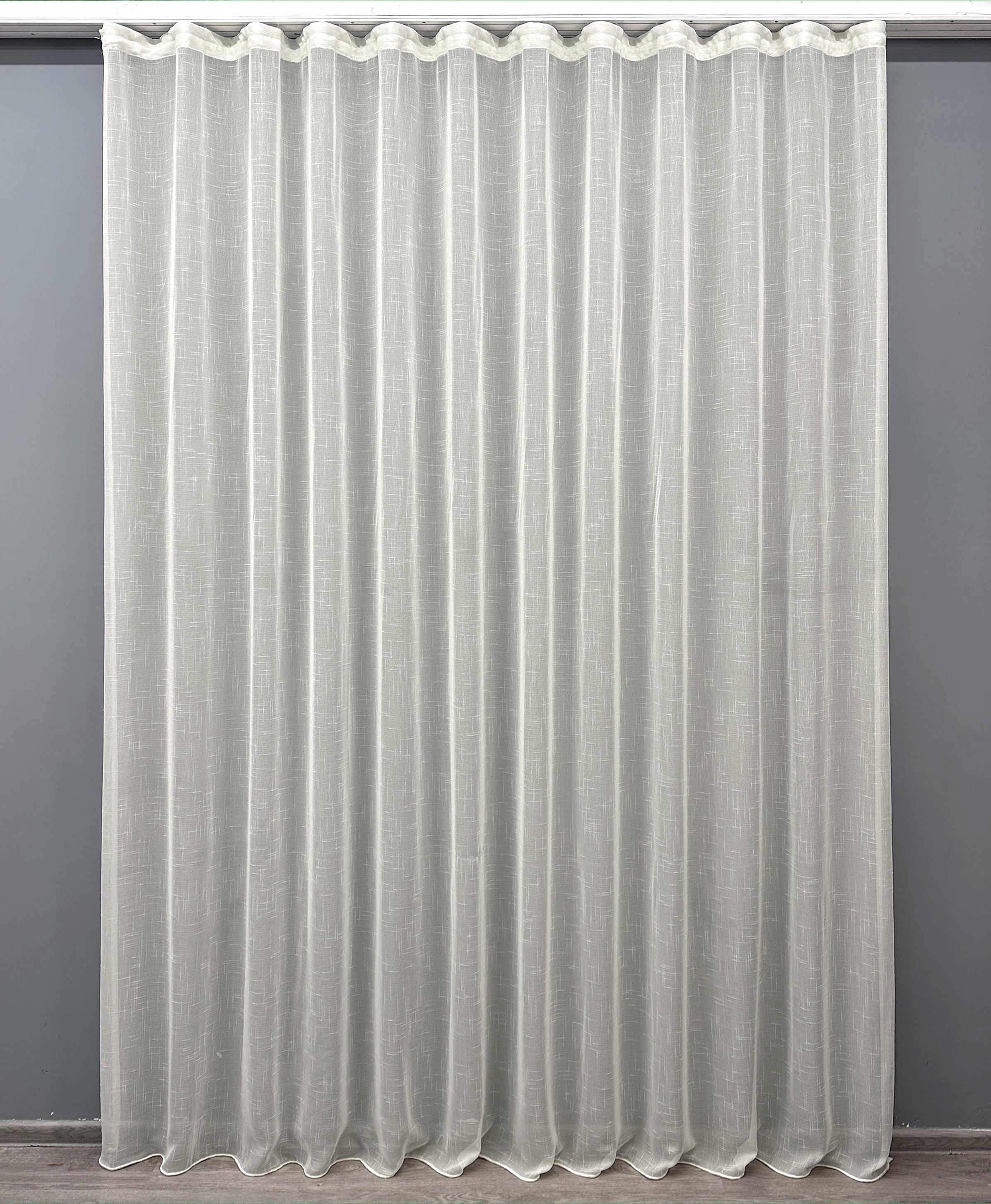 Тюль VR-Textil 876т льон 500х270 см Бежевий (43-080)