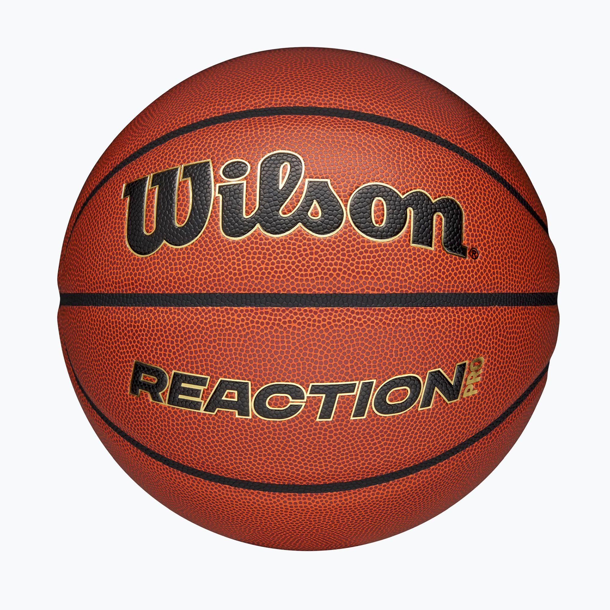М'яч баскетбольний Wilson REACTION Pro size 7 Коричневий (WZ2026601XB7 7)