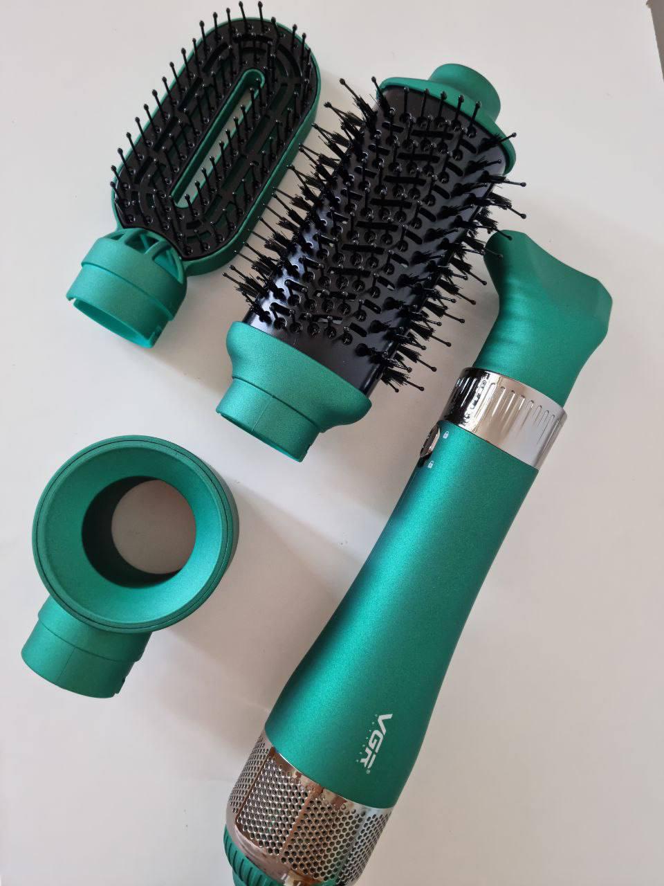 Фен-щітка для волосся VGR V-493-G 4в1 зелений (20227733)