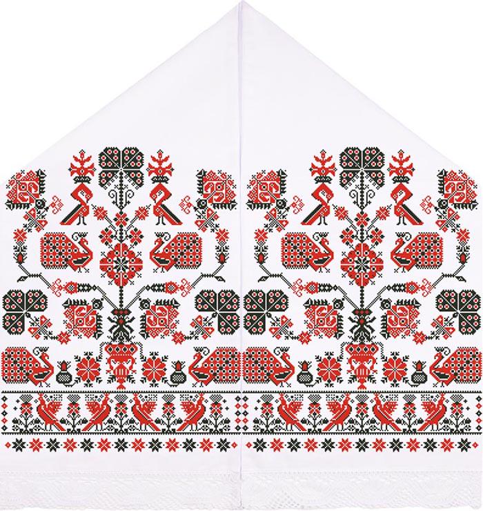 Схема Рушник под Каравай для вышивки бисером и нитями на атласной ткани (ТР070ан4599) Схема Рушник под Каравай для вышивки бисером и нитями на атласной ткани (ТР070ан4599)