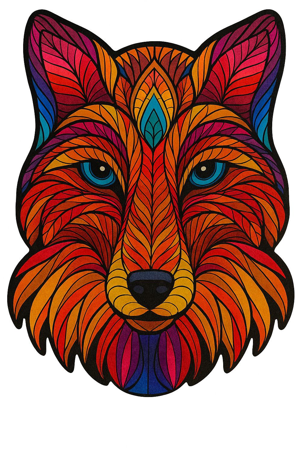 Пазлы деревянные HOME Лис (1625)