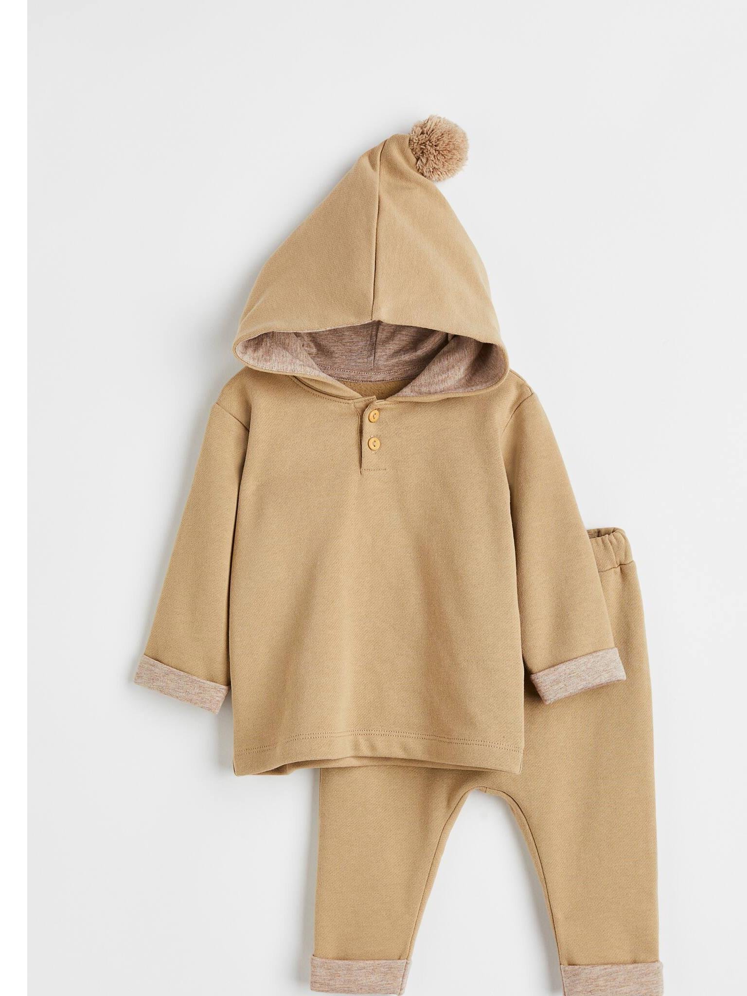 Худі H&M р. 62 см Бежевий (A2910645920)