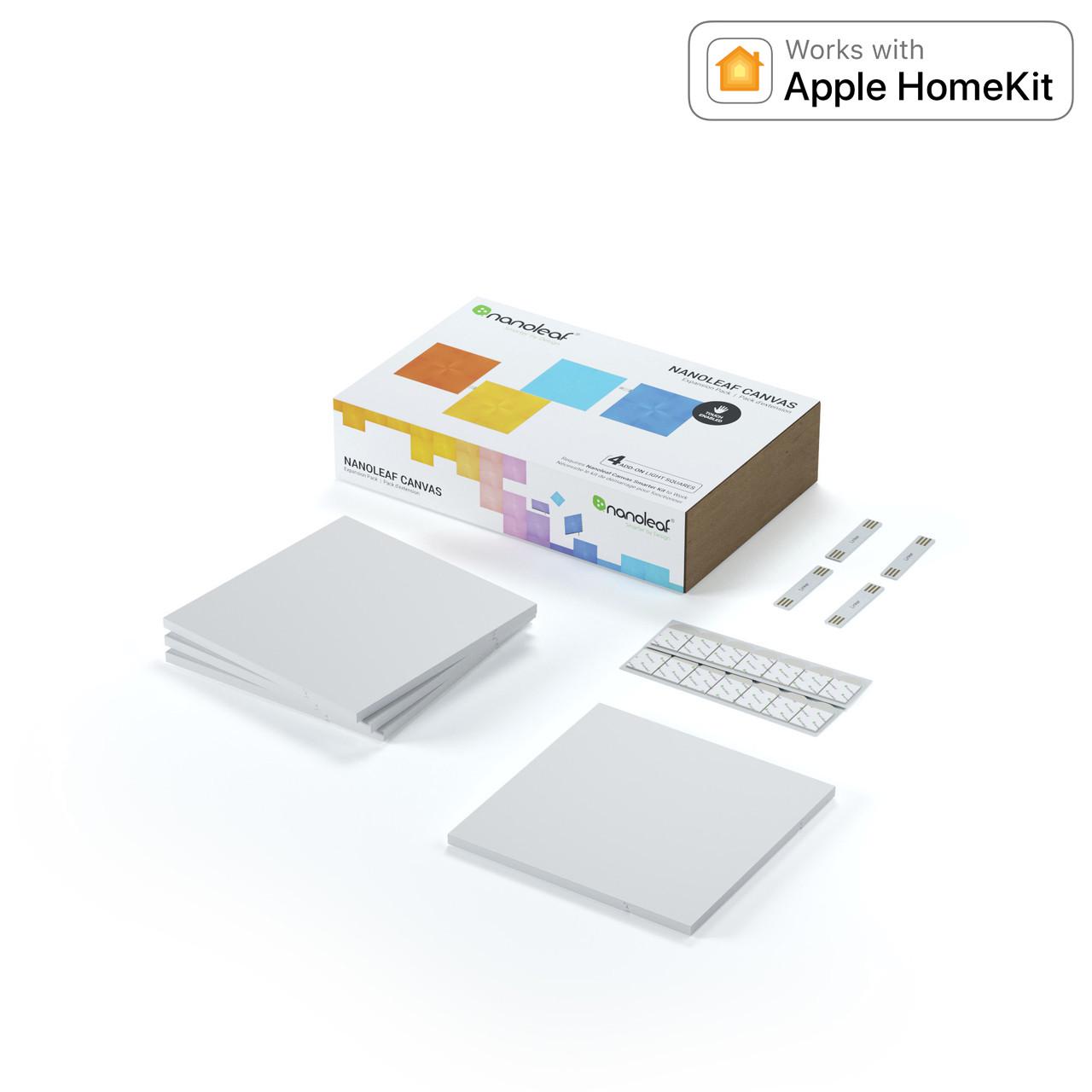 Пакет расширения Nanoleaf Canvas Expansion Pack Apple Homekit 4 шт. (1214864212) - фото 2